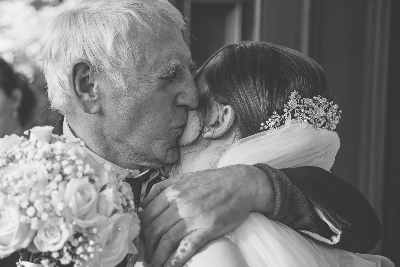Bride with grandfather