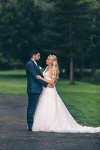 Bride and Groom at Formby Hall
