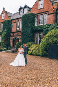 Bride and Groom at Nunsmere Hall