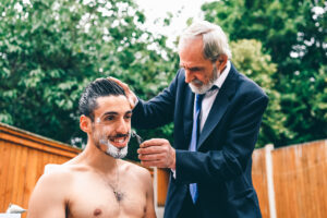 A close shave by Dad