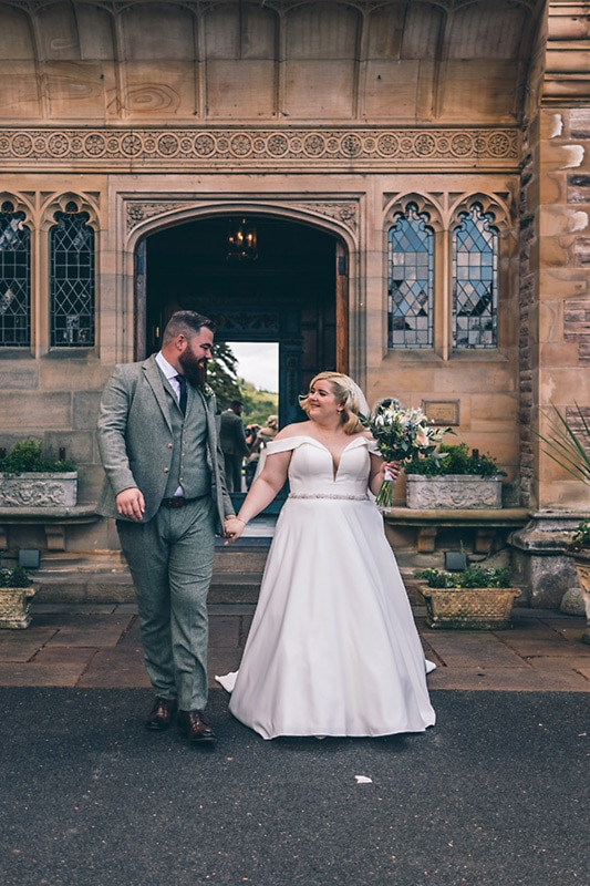 Just married at Armathwaite Hall