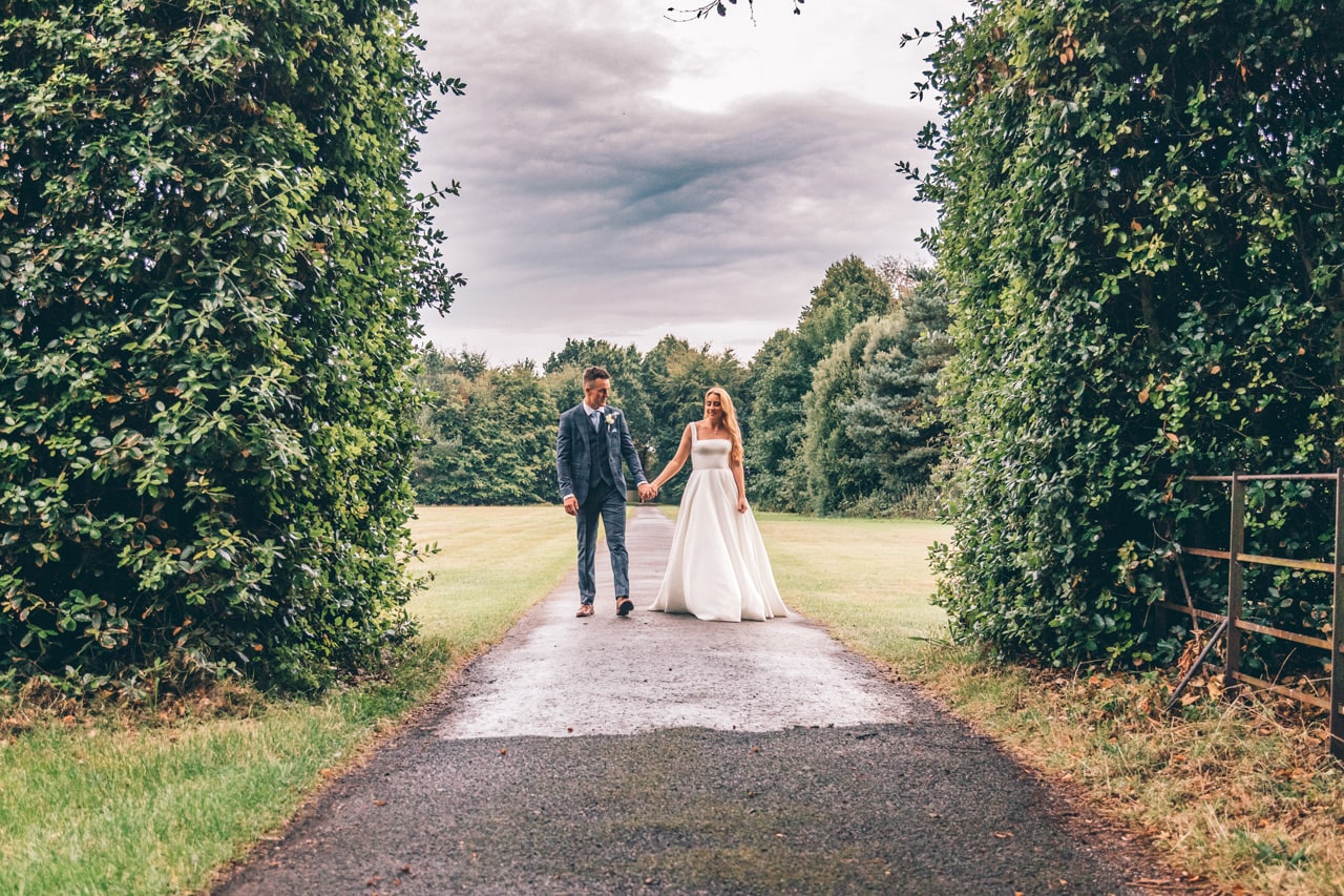 Bride and Groom at Meols Hall