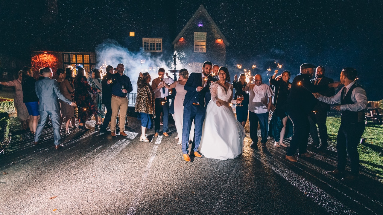 Sparklers at Broadoaks Country House