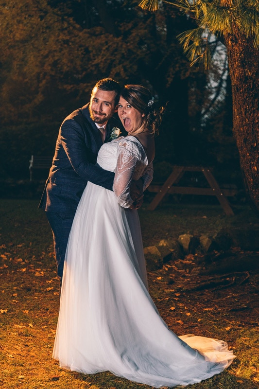 Bride and Groom at Broadoaks Country House